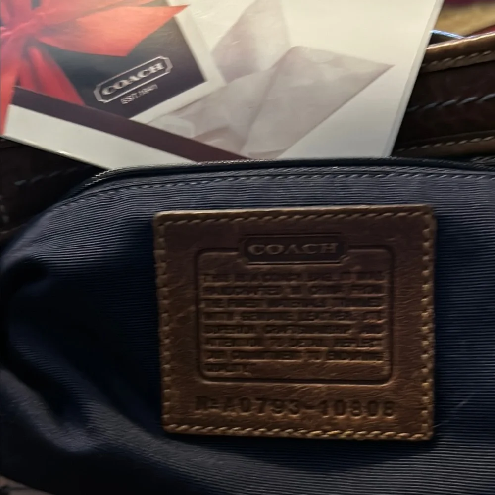 Coach Patchwork Shoulder Bag - Multicolor 10808 - Picture 6 of 7